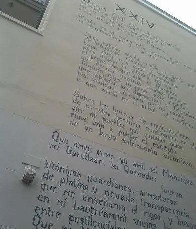 Стихи на стене в Лейндене