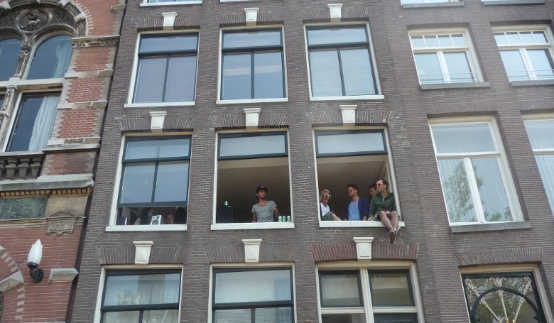 Студенческое общежитие в Амстердаме