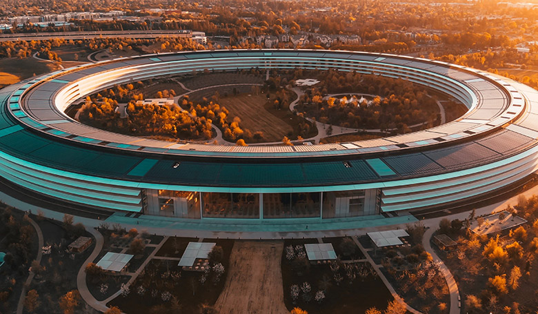 Головной офис Apple в Калифорнии